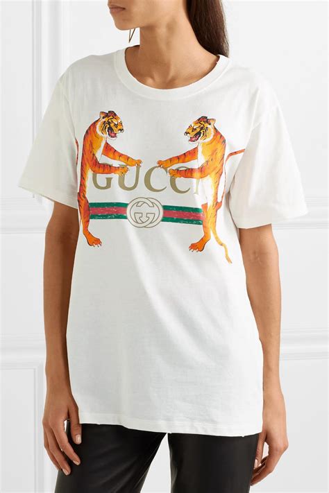 gucci logo tiger t shirt|Men's Designer T.